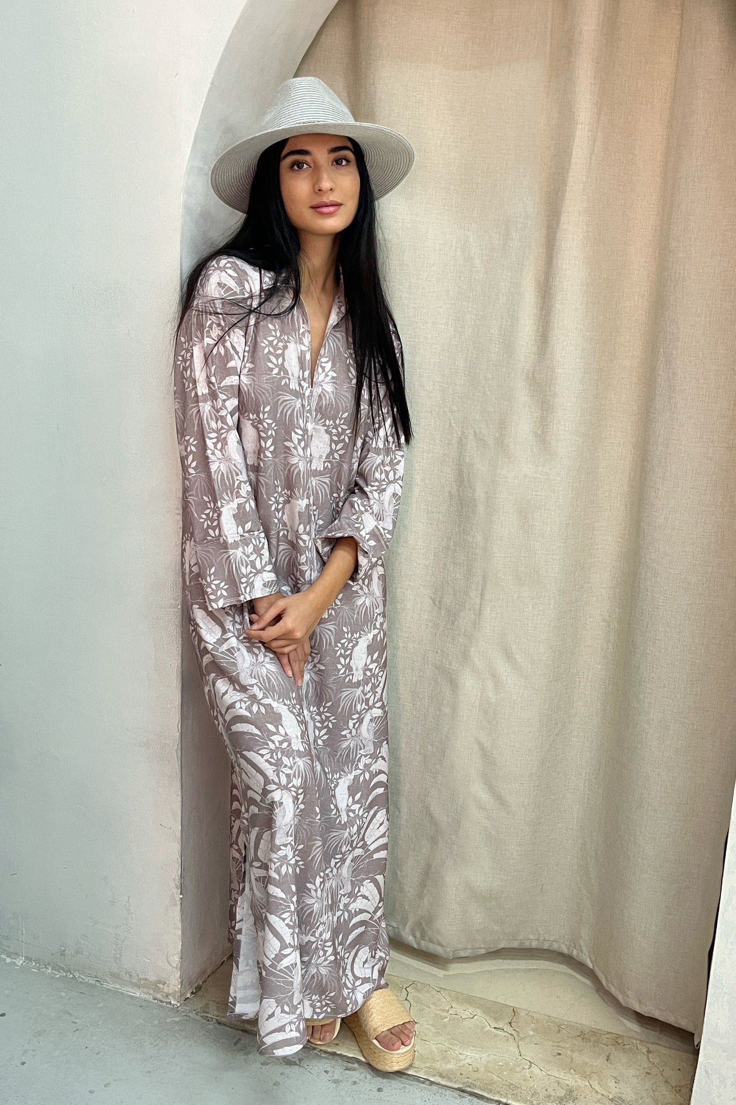 Birds of Paradise - Linen